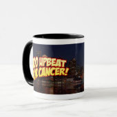 Auch Upbeat für Krebs-Tasse Tasse (Vorderseite Links)