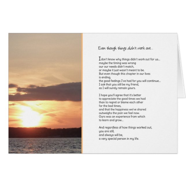 Auch wenn die Dinge nicht funktionierten...Beziehu (Vorderseite (Horizontal))