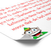 Auch wenn sie an das Elfenplakat glaubte Poster (Ecke)