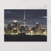 Auckland bei Nacht Postkarte (Vorderseite)