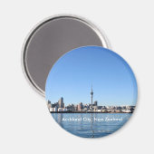Auckland City, Neuseeland Magnet (Vorderseite/Rückseite)