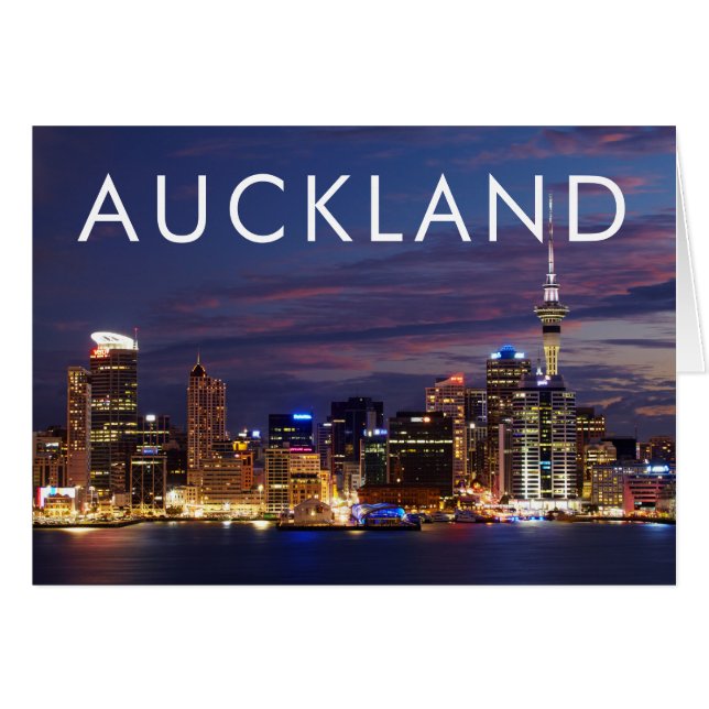 Auckland City Skyline (Vorderseite (Horizontal))
