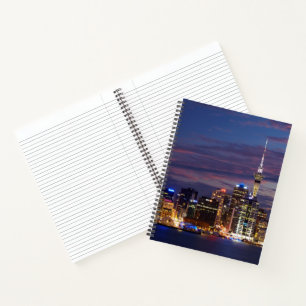 Auckland City Skyline Notizblock