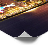 Auckland City Skyline Poster (Ecke)