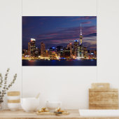 Auckland City Skyline Poster (Küche)