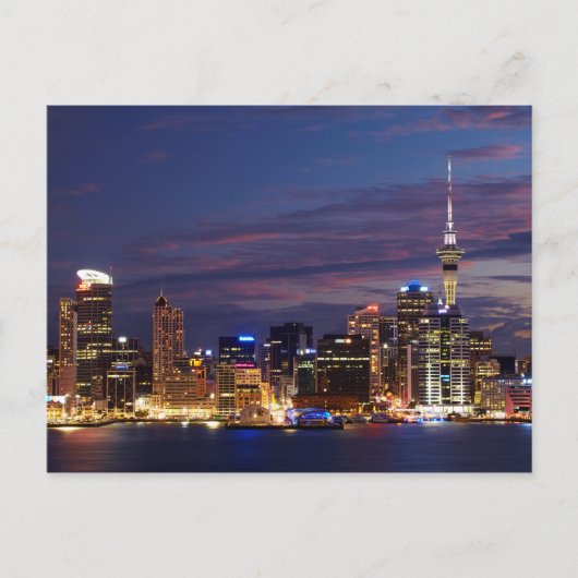 Auckland City Skyline Postkarte (Vorderseite)