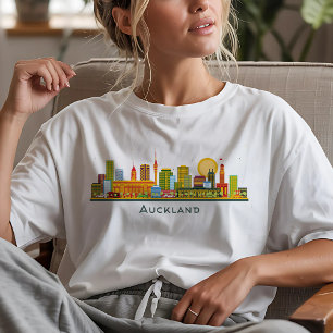 Auckland City-Skyline T-Shirt