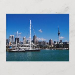 Auckland-Hafen, Neuseeland - Postkarte