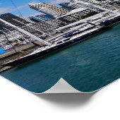 Auckland Harbor, Neuseeland - Poster (Ecke)