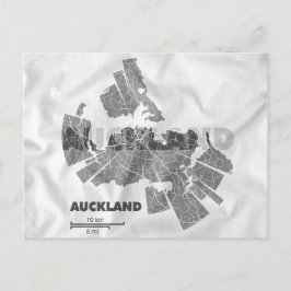Auckland Karte Postkarte