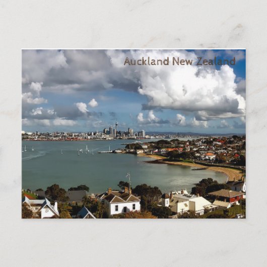 Auckland Neuseeland Bay Postkarte (Vorderseite)