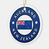 Auckland Neuseeland Keramik Ornament (Links)
