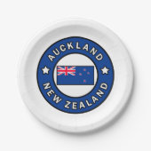 Auckland Neuseeland Pappteller (Vorderseite)