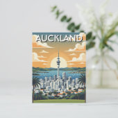 Auckland Neuseeland Postkarte (Stehend Vorderseite)