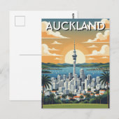 Auckland Neuseeland Postkarte (Vorne/Hinten)