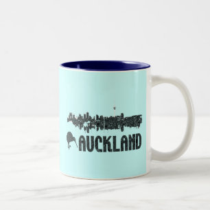Auckland Neuseeland Skyline-Kaffee-Tasse Zweifarbige Tasse