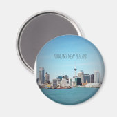 Auckland, Neuseeland Skyline Magnet (Vorderseite/Rückseite)
