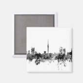 Auckland Neuseeland Skyline Magnet (Vorderseite/Rückseite)