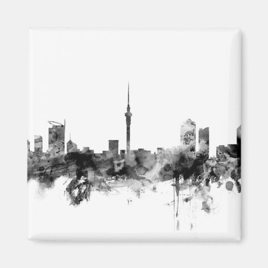Auckland Neuseeland Skyline Magnet (Vorne)