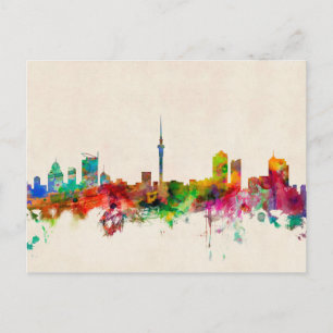 Auckland Neuseeland Skyline Postkarte