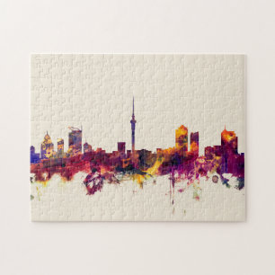 Auckland Neuseeland Skyline Puzzle