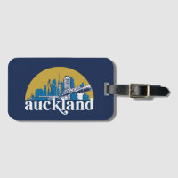 Auckland Neuseeland Vintag City Skyline