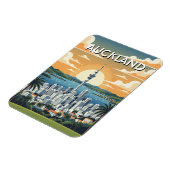 Auckland New Zealand Postcard Magnet (Linke Seite)
