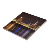 Auckland Night Cityscape Fliese (Seite)