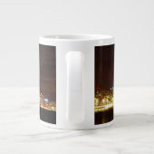 Auckland Night Cityscape Jumbo-Tasse (Rückseite)