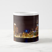 Auckland Night Cityscape Jumbo-Tasse (Vorderseite)