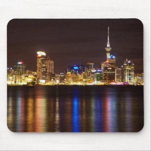 Auckland Night Cityscape Mousepad
