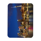 Auckland Night Skyline Magnet (Vertikal)