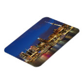 Auckland Night Skyline Magnet (Linke Seite)