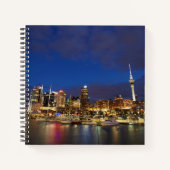Auckland Night Skyline Notizblock (Vorderseite)