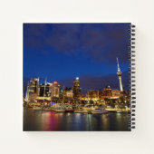Auckland Night Skyline Notizblock (Rückseite)