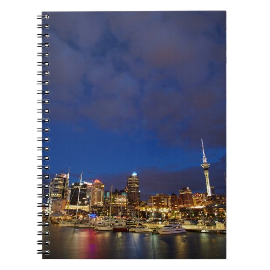Auckland Night Skyline Notizblock (Vorderseite)
