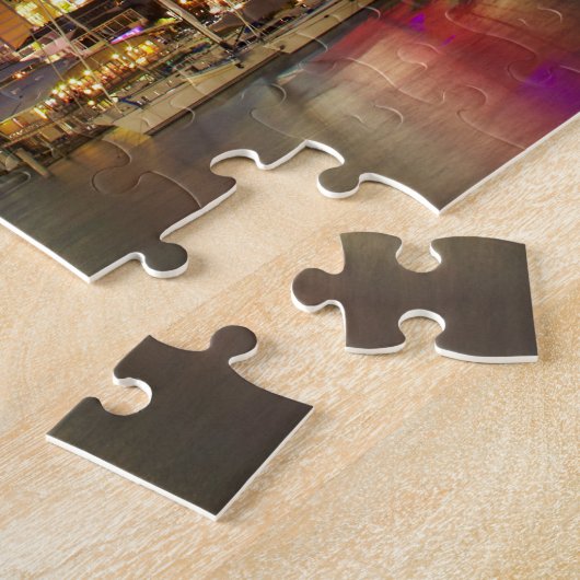 Auckland Night Skyline Puzzle (Seite)