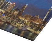Auckland Night Skyline Schneidebrett (Ecke)