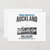 Auckland Postkarte (Vorne/Hinten)