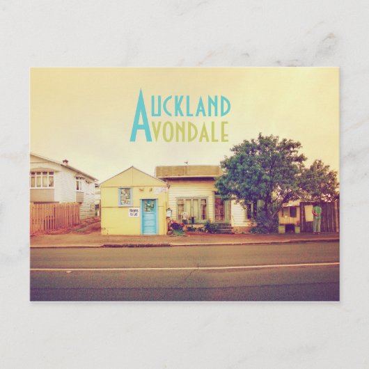 Auckland Postkarte (Vorderseite)