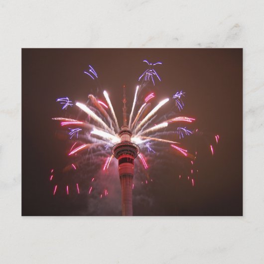 Auckland Sky Tower Postkarte (Vorderseite)