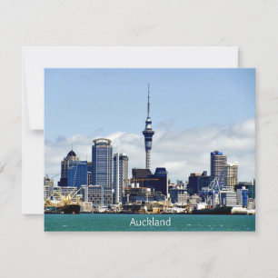 Auckland Skyline Karte