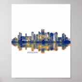 Auckland Skyline Poster (Vorne)