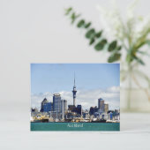 Auckland Skyline Postkarte (Stehend Vorderseite)