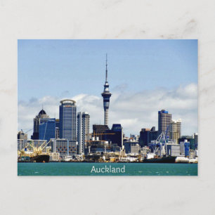 Auckland Skyline Postkarte