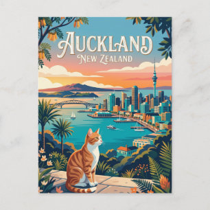 Auckland Waterfront Neuseeland Postkarte