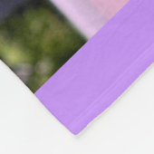 Aucklands Lila Prinzessenbaum Fleecedecke (Ecke)