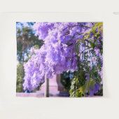 Aucklands Lila Prinzessenbaum Wandteppich (Vorderseite (Horizontal))