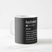 Auctioneer Appreciation Real Estate Kaffeetasse (Vorderseite Links)