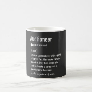 Auctioneer Appreciation Real Estate Kaffeetasse